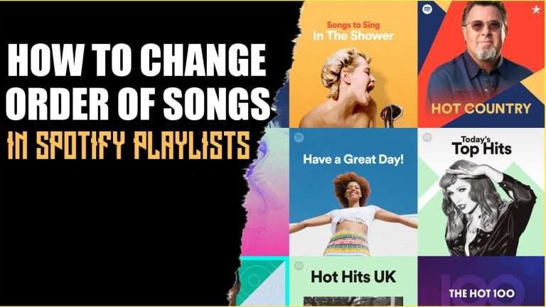 How to Change Order of Songs on Spotify Playlist